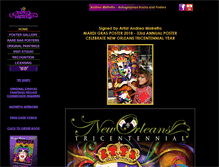 Tablet Screenshot of mardigrasgraphics.com